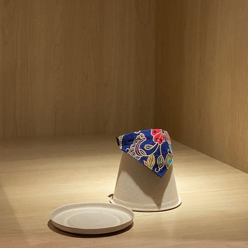 簡約手工定制貓項圈 | Batik Blue Bandana Breakaway Cat Collar