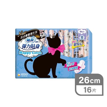蘇菲彈力貼身Happy Catch16片日用26cm