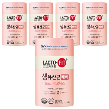 Chong Kun Dang 鍾根堂 LACTO-FIT 益生菌 幼兒款  60包  2g  5罐