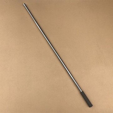 1米單節不伸縮不銹鋼桿子 加粗22mm空心抄網竿子 鉚釘加固8mm螺口