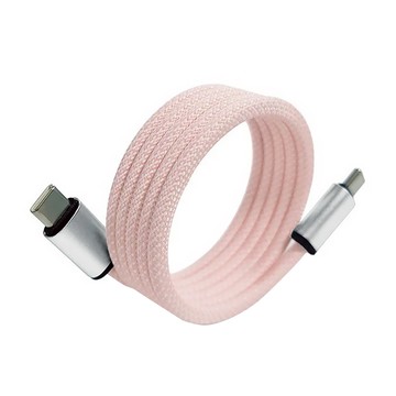 HONG JIN 宏晉 多彩磁吸充電線 C-C  1m  粉色  1條