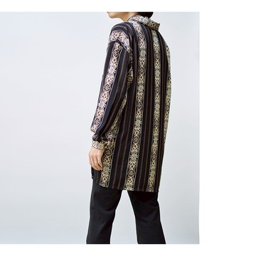 圖騰紋 古著襯衫