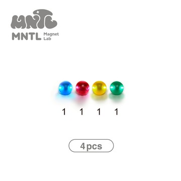 MNTL 磁力片 酷亮球4pcs 兒童節 聖誕節禮物