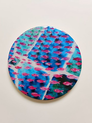 【魚之道 樹脂杯墊】Artist SYOUTA Ocean Art - 官方網站