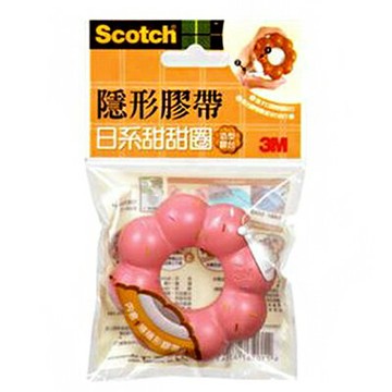 【文具通】3M Scotch 隱形 膠帶 附台 草莓波堤 810BD-3 E1040043【APP滿額下單10%點數(單一帳號最高1000點)】9/30止