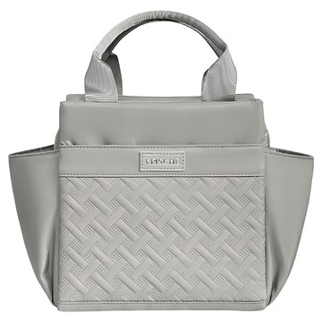 SUNORO 大容量加厚鋁箔 25 x 17.5 x 24cm 手提便當保溫袋  1個  灰色