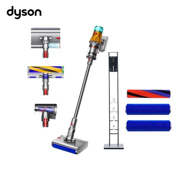 Dyson 戴森 V12s Detect Slim Submarine SV46 乾溼全能洗地吸塵器(贈洗地滾筒2組+碳纖維滾筒1組+收納架)