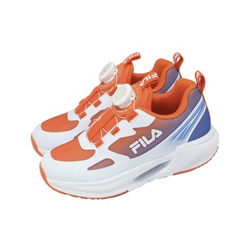 [ACS] Fila 慢跑鞋 J828A 中大童 女鞋 橘 旋鈕 運動鞋 斐樂 2J828A163