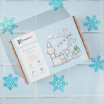 澳洲Connetix透明磁力積木-幾何圖形組(34pc)