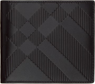 Burberry 黑色格纹钱包