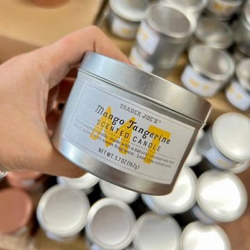 【無國界雜貨舖】美國 rader Joe’s 芒果柑橘 夏日香氛蠟燭組 香氛蠟燭 有機 蠟燭 162g
