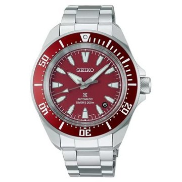SEIKO 精工 Prospex 時尚紅200米潛水款機械錶-男錶(SRPL11K1)41.7mm-SK008
