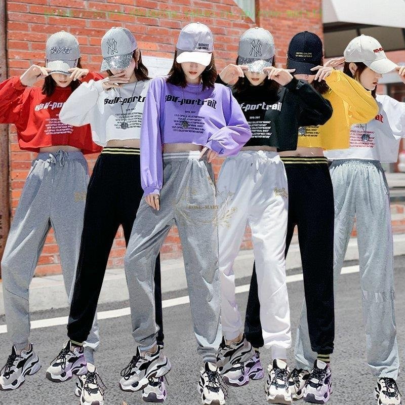 ジャズ ダンス衣装 セットアップ レディース スポーツウェア ダンス パンツ 長袖 へそ出し トレーナー 韓国 カジュアル おしゃれ レッスン着 練習 通販 Lineポイント最大0 5 Get Lineショッピング