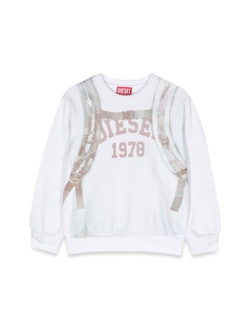 diesel kids saffy over crewneck sweatshirt