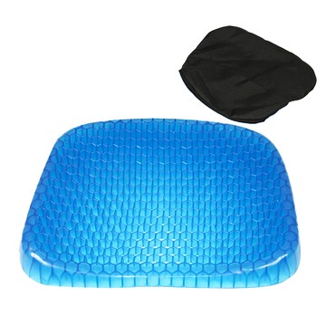 蜂巢冷凝膠座墊 每組含凝膠支撐墊+收納袋  42 x 35 x 3.5cm  涼爽透氣