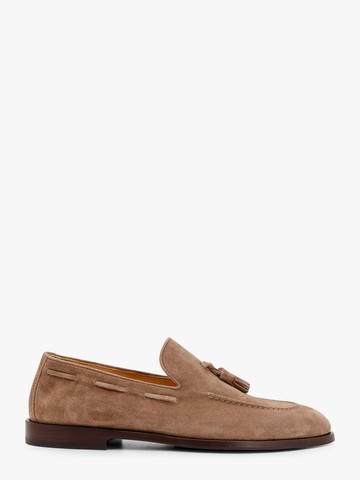 Suede loafer with tassels - BRUNELLO CUCINELLI - gender_Man