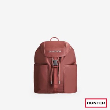 HUNTER - Premium迷你尼龍後背包-栗棕紅