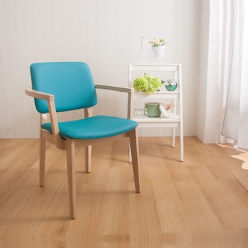 AS DESIGN雅司家具-簡約風 馬克斯餐椅-54x50x80cm(二入組)