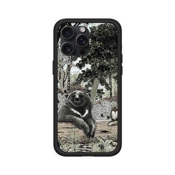 iPhone 15 Pro Max Mod NX 黑 - 花生騷 WasangShow - 守護森林之黑熊款