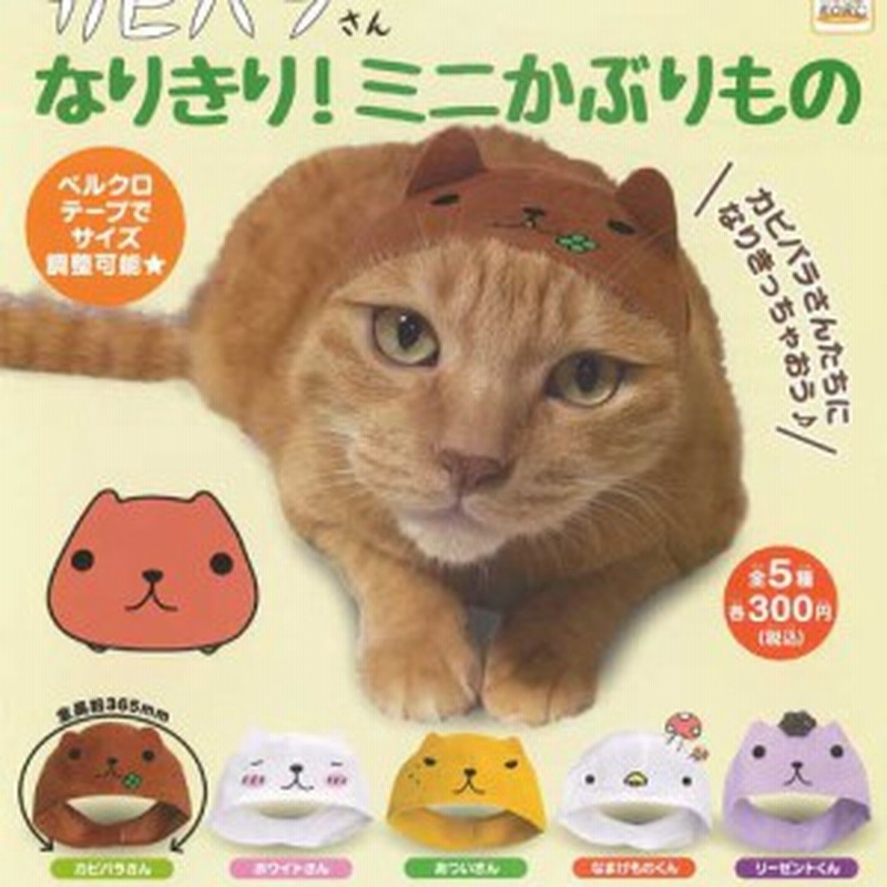 カピバラさん なりきり ミニかぶりもの 全5種セット ねこのかぶりもの アイピーフォー ガチャポン ガチャガチャ ガシャポン 通販 Lineポイント最大1 0 Get Lineショッピング