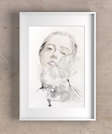 北歐風手繪水彩掛畫NO.23壁畫/居家擺設/室內設計