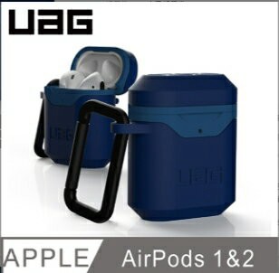 UAGAirPods 耐衝擊硬式保護殼V2-藍