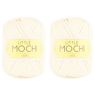 SILBARAM TEXTILE Little Mochi系列 毛線 米白色 70公克  2個