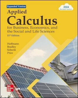 Applied Calculus for Business, Economics, and the Social and Life Sciences, Expanded Edition 11/e (2024 Revised Version) (11版) Hoffmann  McGraw-Hill