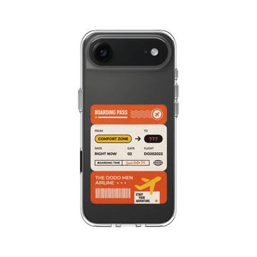 iPhone Air Clear Case（相機按鈕） 透明 - The DoDo Men - 嘟嘟人 - 下一站，出發。