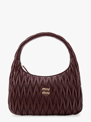 Wander hobo matelassé leather bag - MIU MIU - gender_Woman