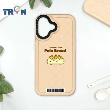 TRON iPhone 16 波羅麵包君表情包系列 防摔太空載具殼 透白 軟硬 手機殼