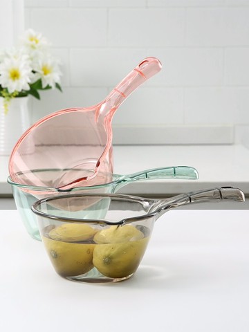 家用廚房水瓢加厚塑料水勺洗澡舀水勺水漂舀子長柄創意洗頭水勺子