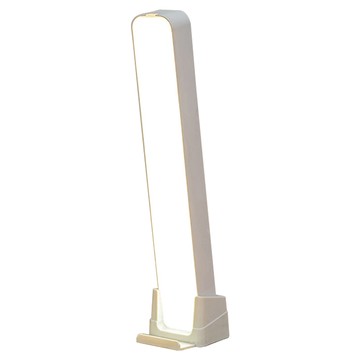 aibo 磁吸可調角度 USB充電式LED閱讀燈 三色光 附直立底座  白色