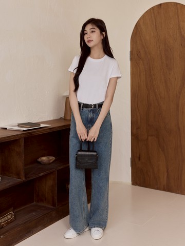 棉花糖親膚柔軟短tee