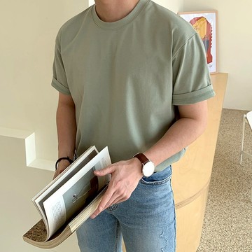 正韓基本款彈力涼感透氣短袖上衣 11色 YUPPIE 預購商品 0909