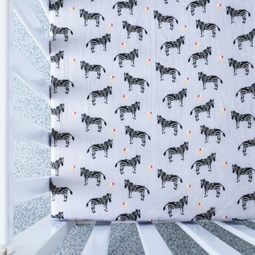 Organic B 有機比比 有機棉床包 斑馬與冰淇淋旅行