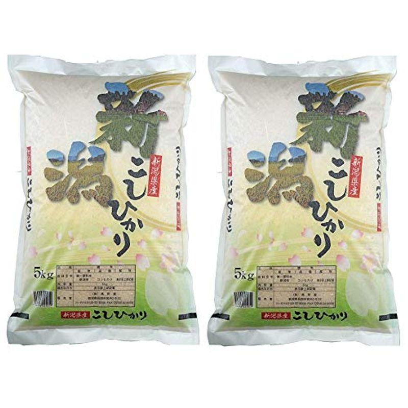 精米 10kg 新潟県産 コシヒカリ 白米 令和3年産（5kg×2))