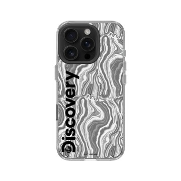 iPhone 16 Pro Clear Case（相機按鈕） 透明 - Discovery - 石岩紋路