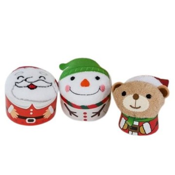 【台灣興隆毛巾製】聖誕節造型毛巾禮盒 3入｜聖誕老公公＋圓雪人+聖誕熊 可愛節慶交換禮物首選