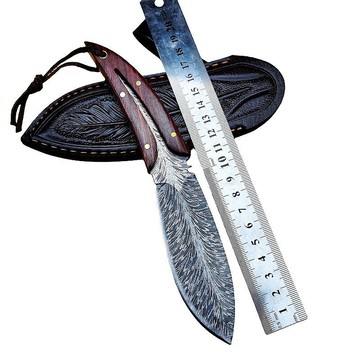 戶外刀具刀具鋒利高硬度小直刀荒野求生刀龍骨一體手把小刀 XYIW