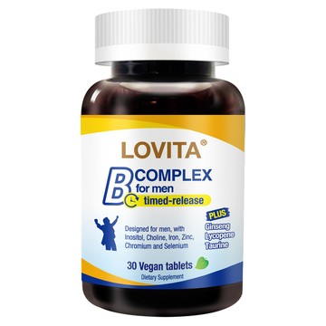 LOVITA 男性新型緩釋美妍活力B群(30錠) 全素