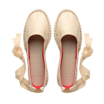 havaianas 哈瓦士 巴西人字拖 女款 Origins Slim Espadrilles 綁帶便鞋 米白 懶人鞋 帆布鞋＊夏日微風＊