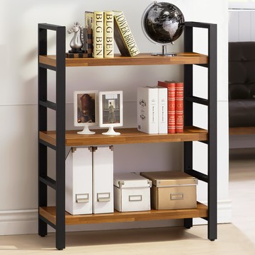 【Homelike】喜家居工業風三層書架(1723)