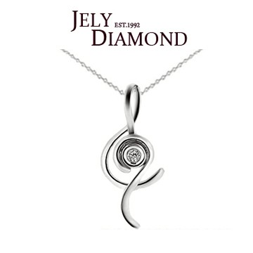 【JELY】蕭邦最愛3分天然鑽石項鍊