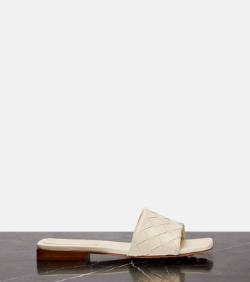 Bottega Veneta Parco Intrecciato leather slides