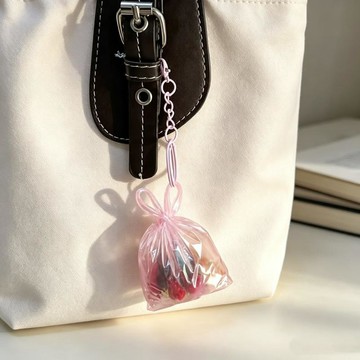💫臺灣直出💫3D打印創意包包掛件鑰匙扣竹屎創意設計擺件掛件新奇塑料袋玩具