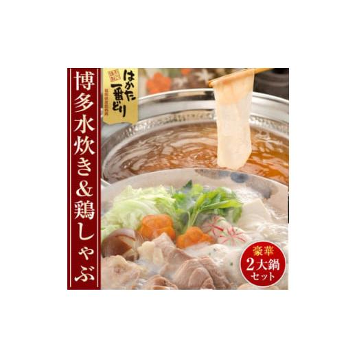 ふるさと納税 福岡県 添田町 はかた一番どり 水炊き セット(2〜3人前) 鶏しゃぶ セット(3〜4人前)  [a0469] 株式会社 ゼロプラス ※配送不可：離島…