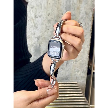 《台灣出貨》適用 APPLE WATCH 實心錶帶 金屬錶帶 S11 S10 SE 44 46mm 45mm 女士錶帶