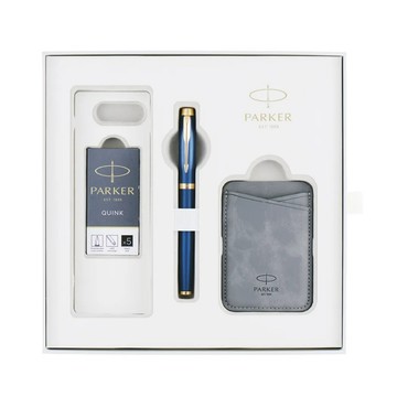 PARKER PARKER 派克 IM金屬系列 限量版 星空藍 鋼筆啟程禮盒