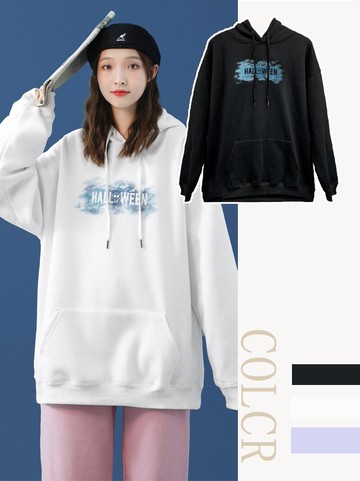 衛衣女薄款春秋季bf風新款設計感ins潮連帽寬松長袖外套